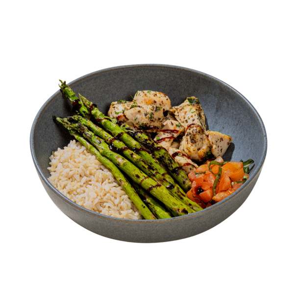 Garlic Herb Chicken w/ Bruschetta — chef-made meal prep