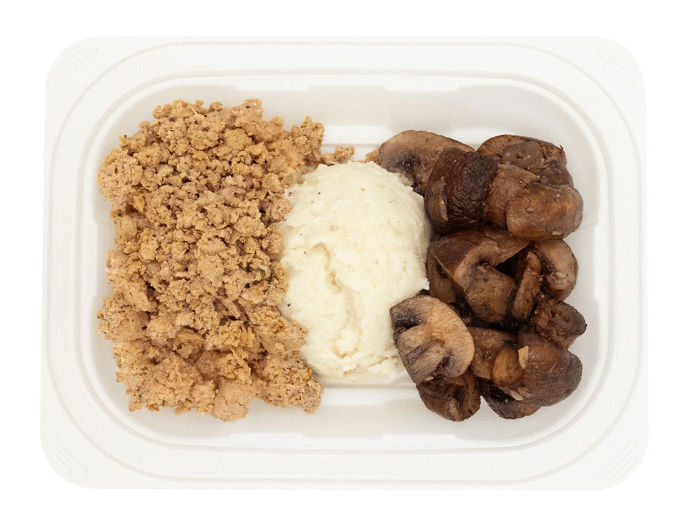 #05 Ground Turkey, Cauliflower Mash & Mushrooms — chef-made meal prep