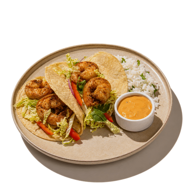 Primal Shrimp Tacos — chef-made meal prep
