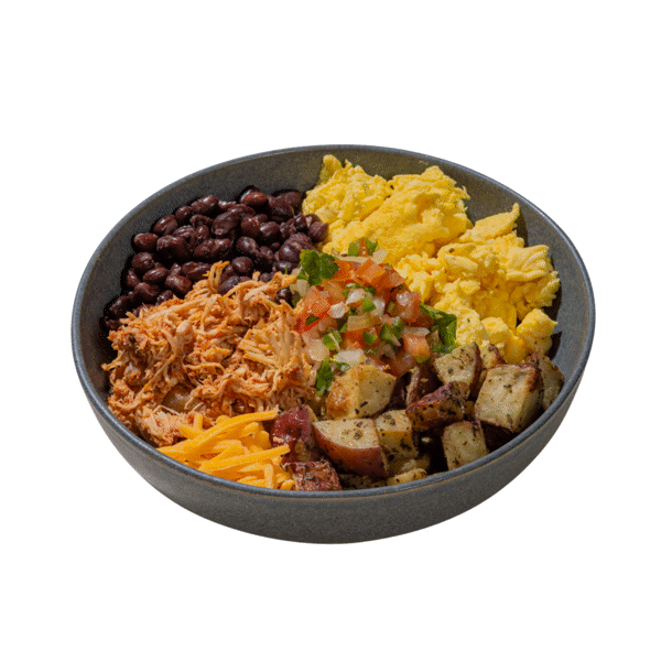 Shredded Chicken Breakfast Bowl — chef-made meal prep