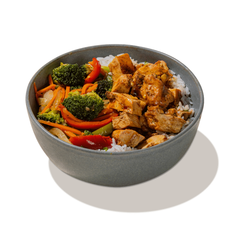 Teriyaki Chicken Stir Fry Bowl — chef-made meal prep