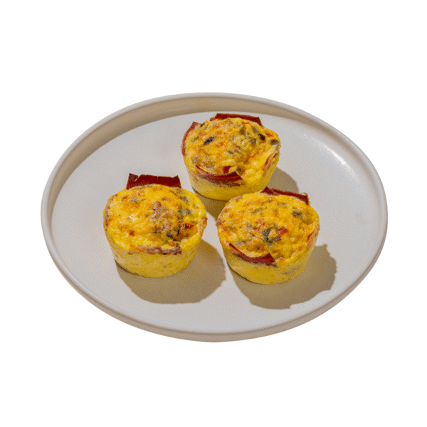Turkey Bacon Wrapped Egg Bites — chef-made meal prep
