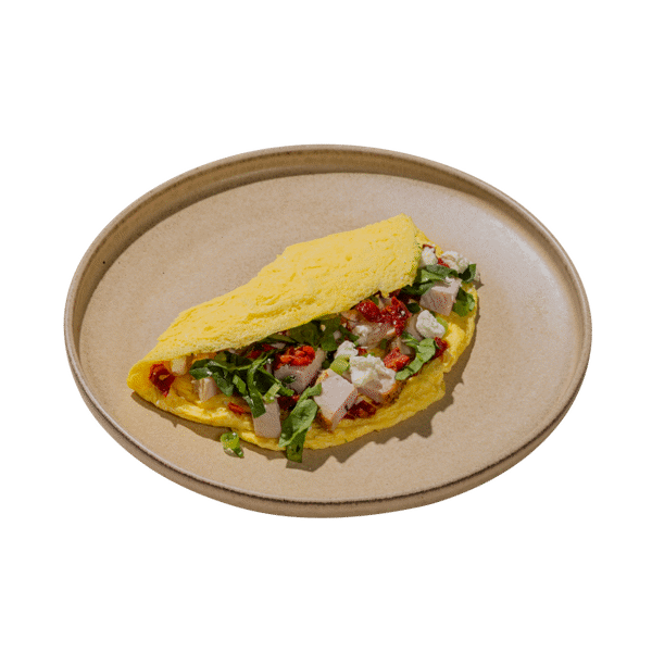 Turkey Feta Whole Egg Omelette — chef-made meal prep