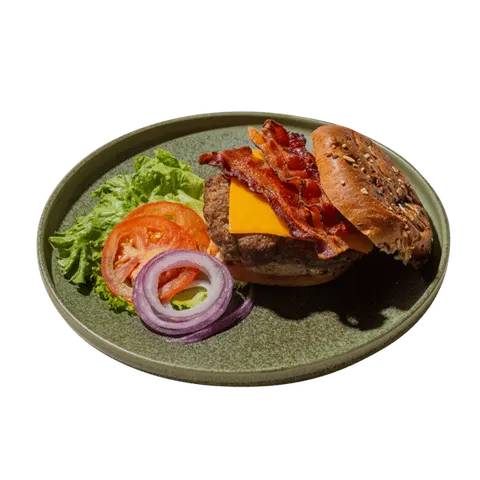 Bacon Cheeseburger w/ Whole Grain Bun