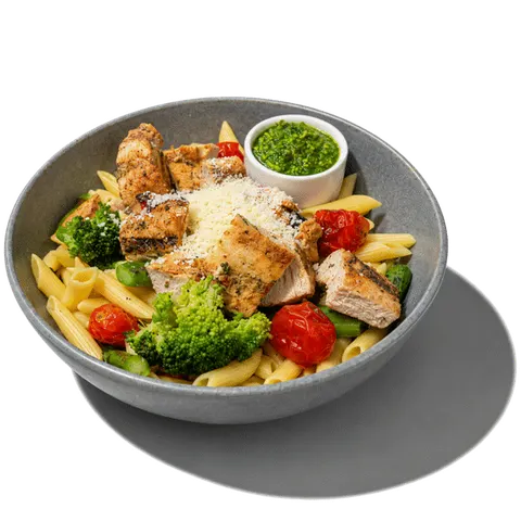 Pesto Primavera Pasta w/ Chicken