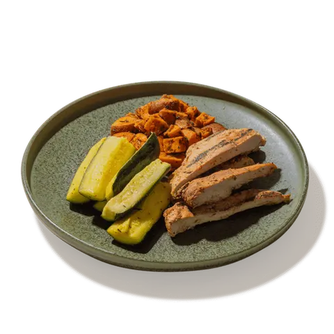 #01 Grilled Chicken, Sweet Potatoes & Zucchini