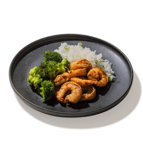 #10 Shrimp, Jasmine Rice & Roasted Broccoli