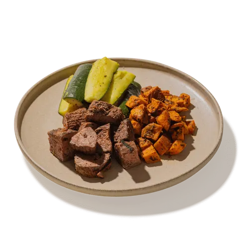 #08 Steak, Sweet Potatoes & Zucchini